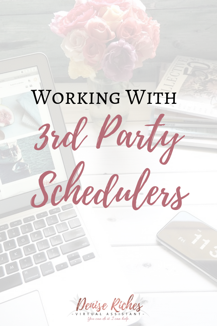 Working With 3rd Party Schedulers